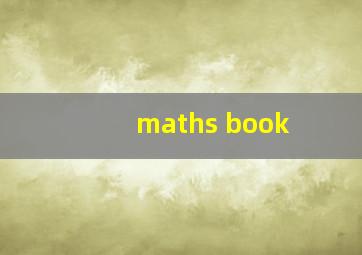 maths book